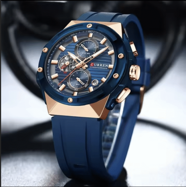 curren fashionable sports multifunctional chronograph quartz watch