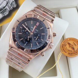 breitling chronomètre mechanical chain wristwatch – self wind luxury timepiece